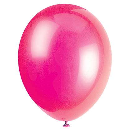 Crystal Fuchsia Balloons - Must Love Party
