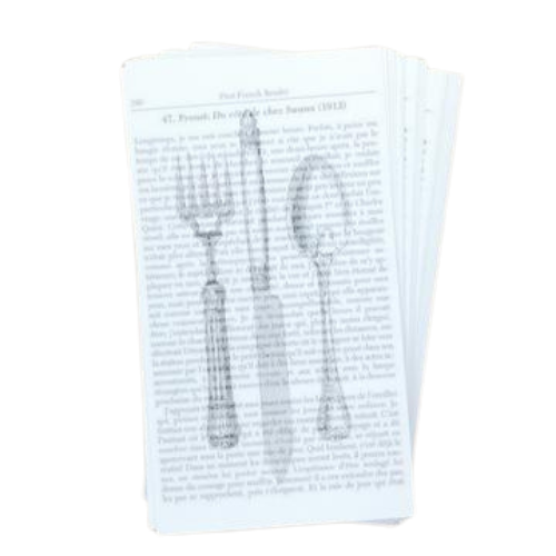DIY French Vintage Cutlery Gift Tags / Place Cards (25 pk)