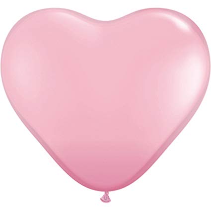 Pink Latex Heart Balloon - Must Love Party
