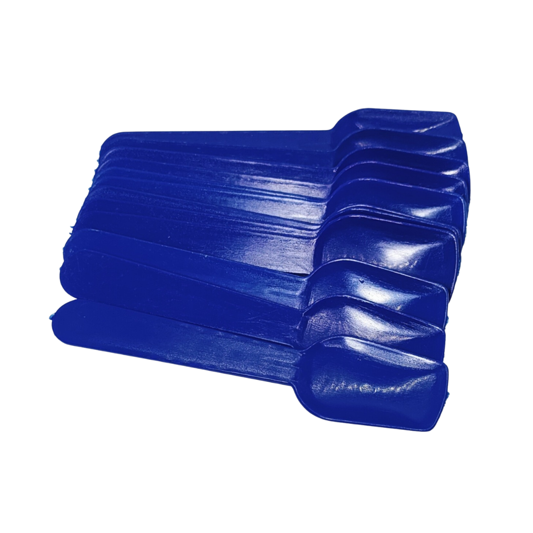Royal Blue Plastic Ice Cream Paddles