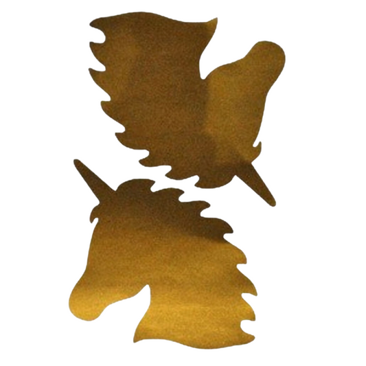 Gold Unicorn Stickers