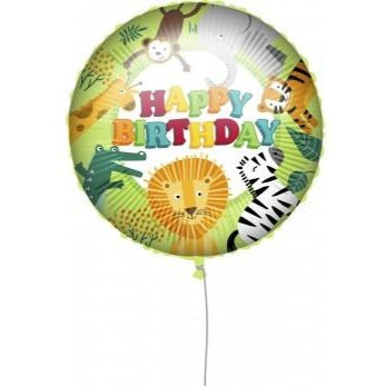 Birthday Jungle Foil Balloon
