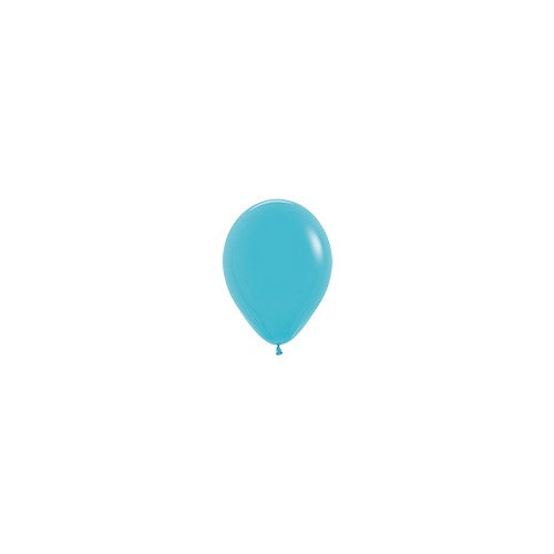 Mini Fashion Solid Caribbean Blue Balloons - Must Love Party