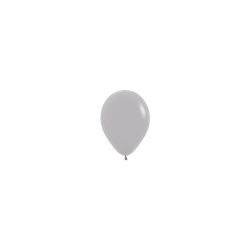 Mini Fashion Solid Grey Balloons - Must Love Party