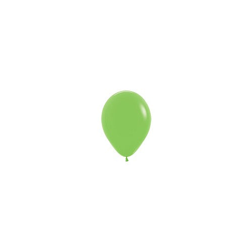 Mini Fashion Solid Lime Balloons - Must Love Party