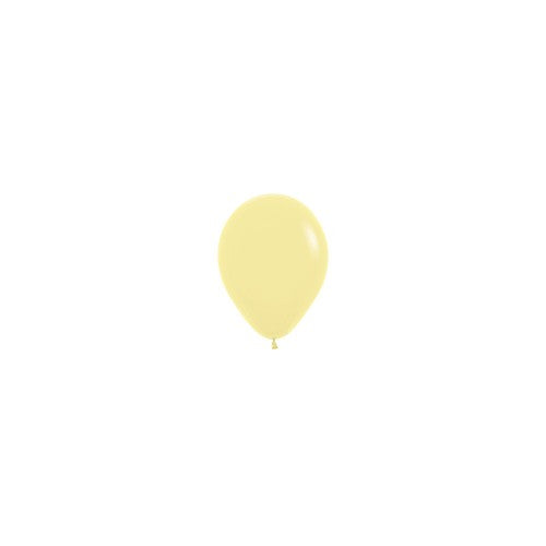 Mini Matte Pastel Yellow Balloons - Must Love Party