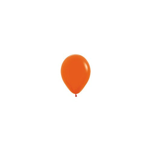 Mini Fashion Solid Orange Balloons - Must Love Party
