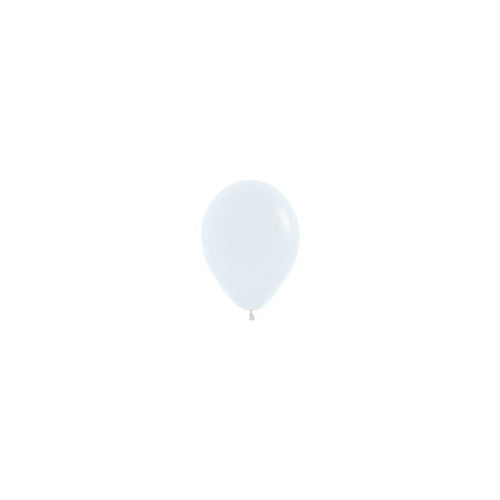 Mini Fashion Solid White Balloons - Must Love Party