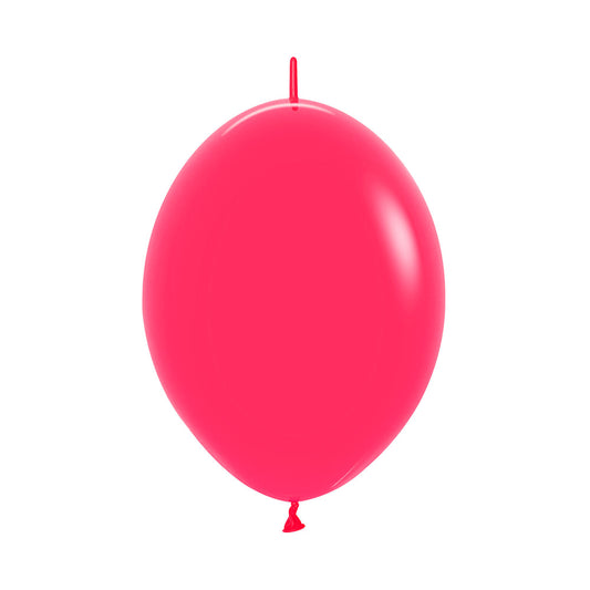 Fashion Solid Raspberry Link O Loon Balloons - Must Love Party
