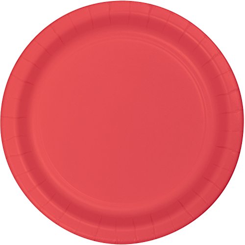 Plain Classic Red Paper Plates - Must Love Party