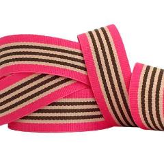 Cerise Pink and Brown Ribbon - Must Love Party