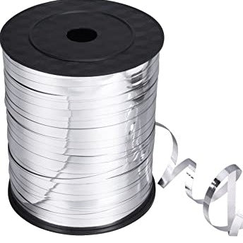 Metallic Silver Balloon Ribbon (SELECT HOW MANY METRES) - Must Love Party